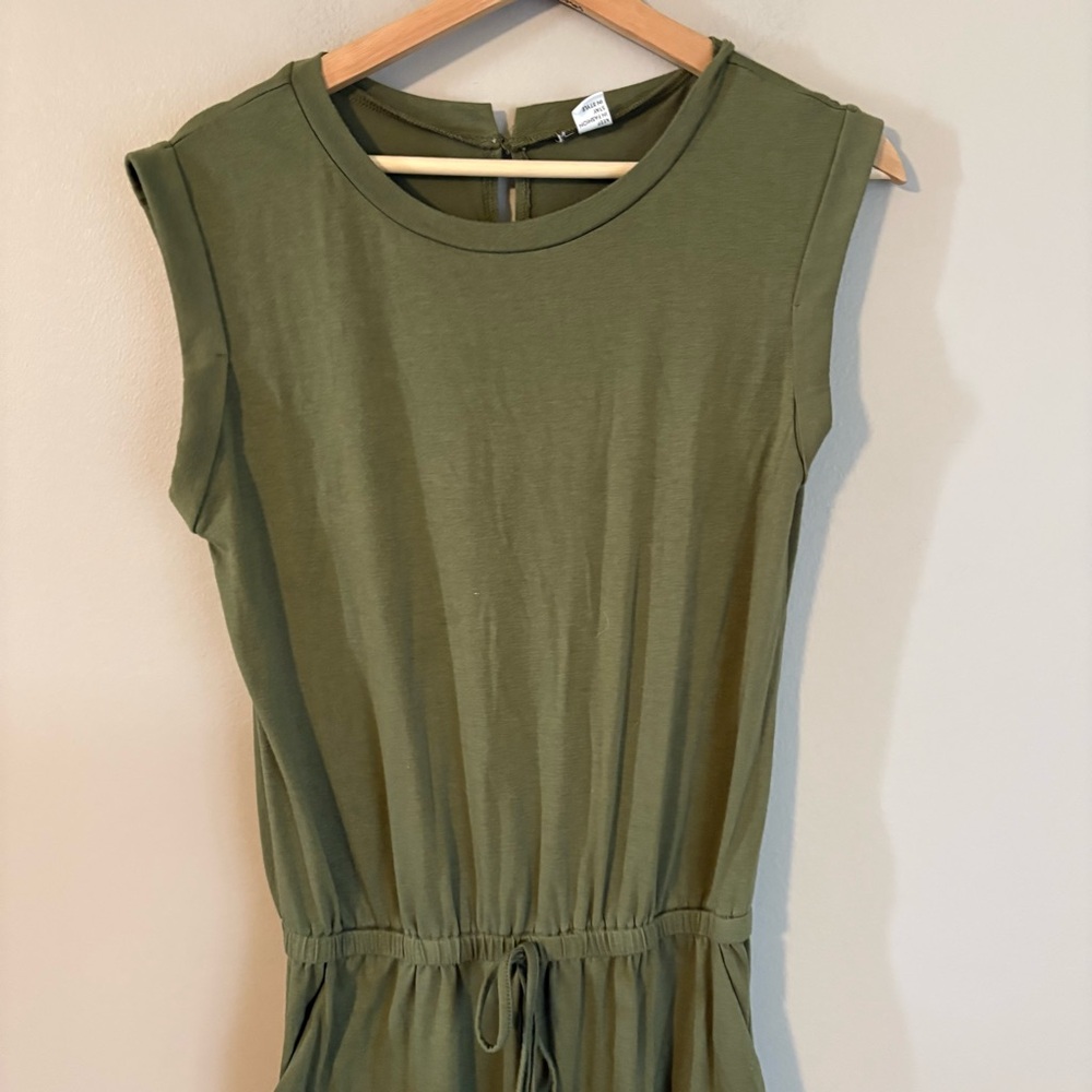 ANRABESS Jumpsuit w/ pockets green small